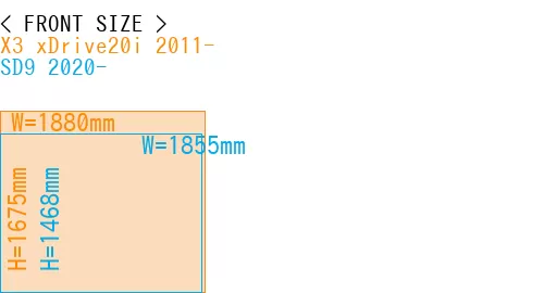 #X3 xDrive20i 2011- + SD9 2020-